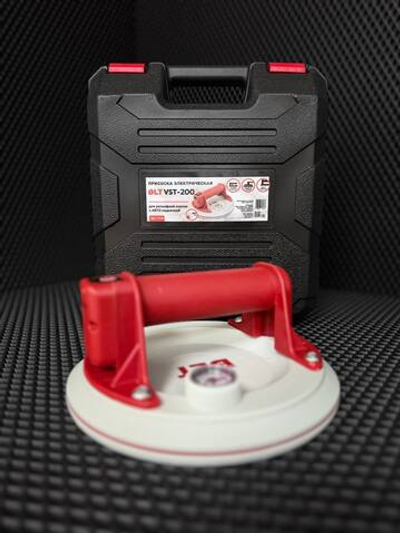 Электрическая присоска DLT VST-200 с АВТО подкачкой, для гладкой и рельефной поверхности, Ø8 дюймов, арт.1716