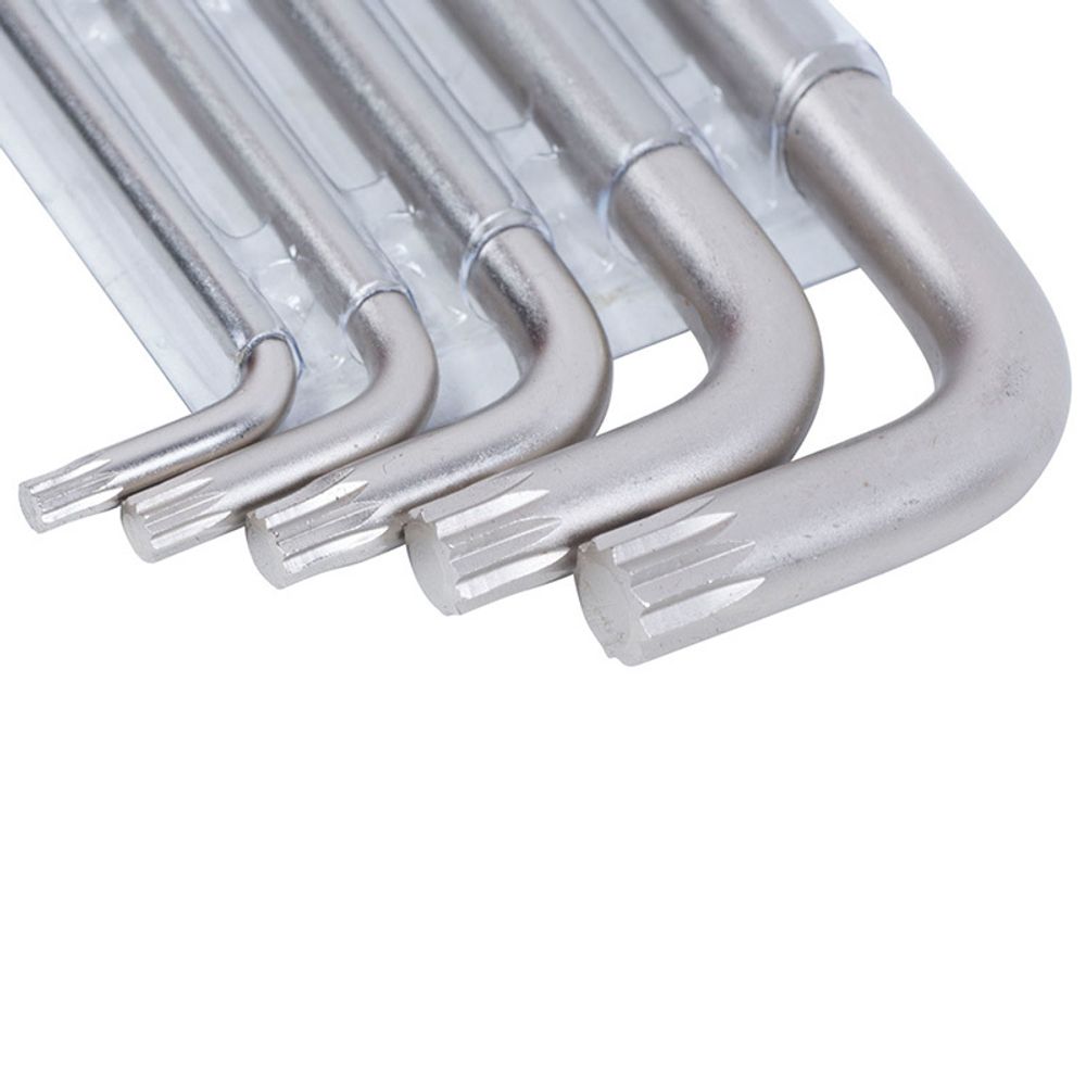 KING TONY (20505PR01) Набор Г-образных ключей SPLINE, M5-M12, 5 предметов