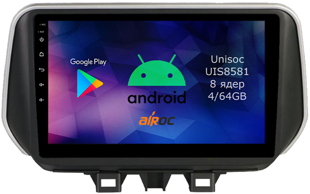 Магнитола для Hyundai Tucson 2018-2021 - Roximo RM-2023 Android 12, 8-ядер, 4/64Гб, SIM-слот