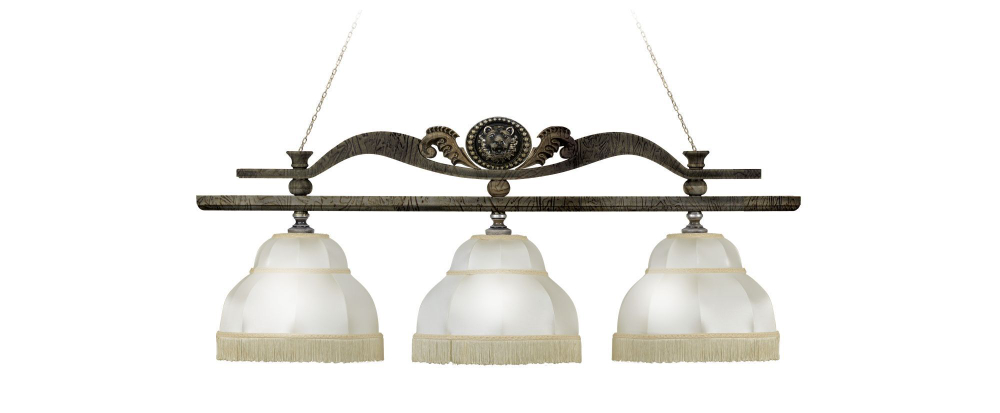 Лампа "Лео II" 3 плафона - клен