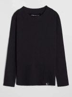 Черный костюм для девочки на осень