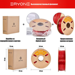 Пластик Hyper Speed TPU 1.75mm, 1KG Transparent Red (полупрозрачный красный)