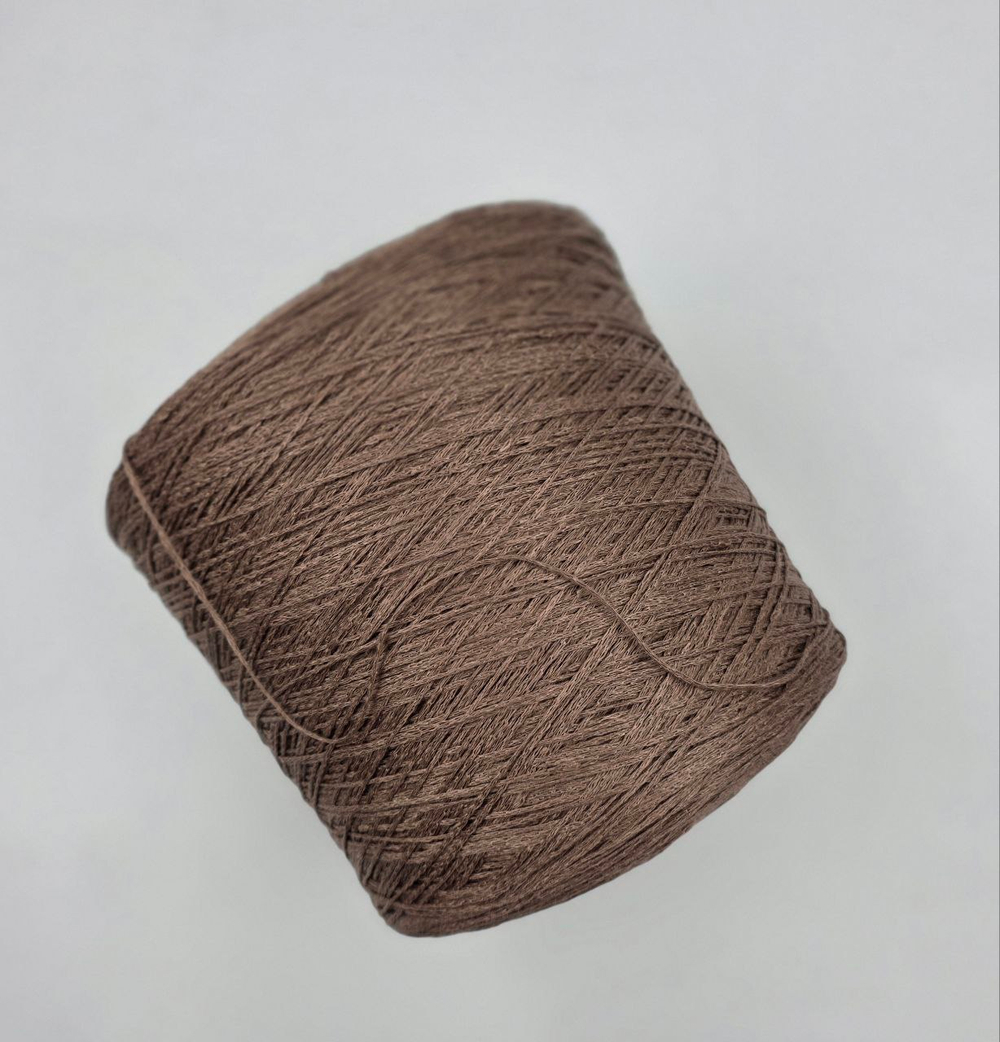 Cariaggi для куч лен 50% шелк малбери 50%, 360 м в 100 гр, кофе с молоком