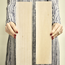 Дощечка для моделирования Бальса 10 * 40 см, толщина 5 мм (2 штуки)