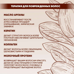 Молочко для волос L'ACTONE Argan Extract Keratin Collagen 150 мл