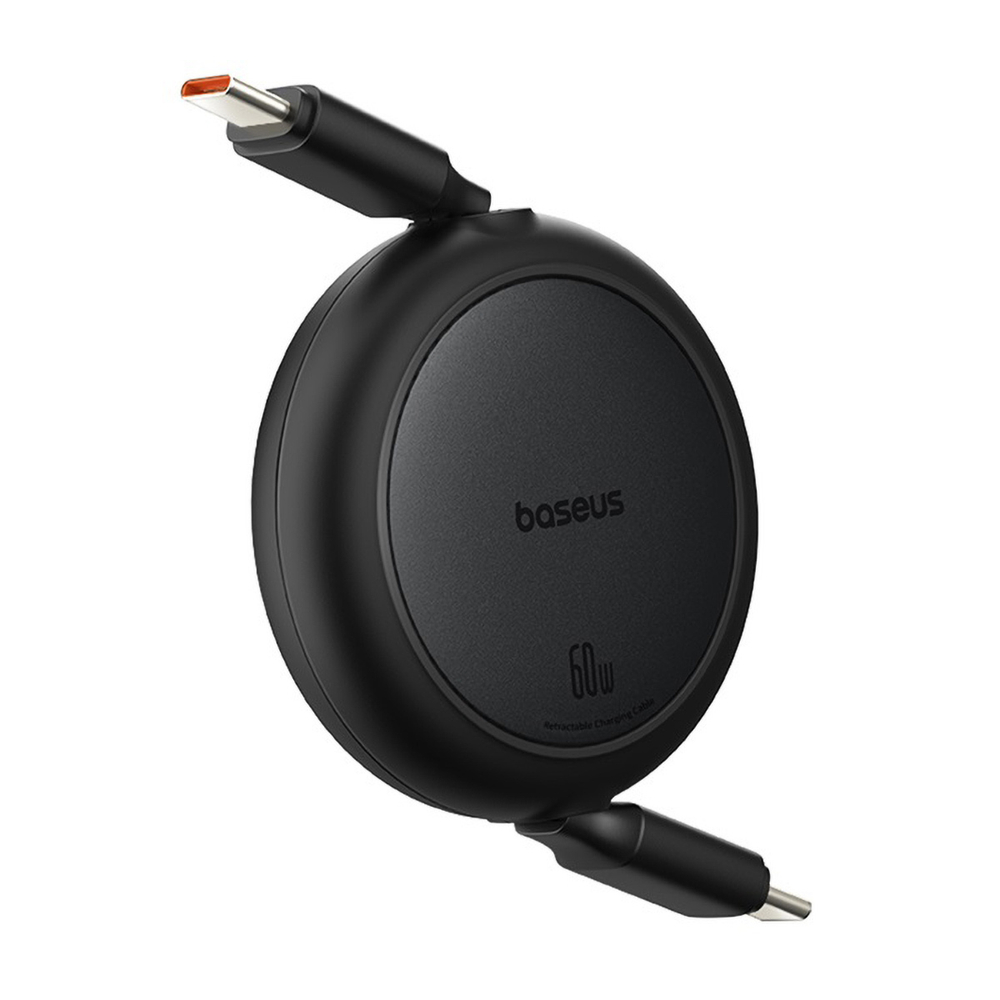 USB-C Кабель Baseus Free2Pull Mini Charging+Data 60W 1m - Cluster Black