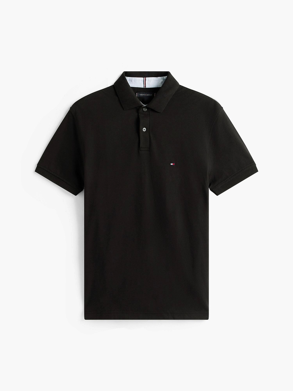 Поло Tommy Hilfiger Regular Fit Stretch Black