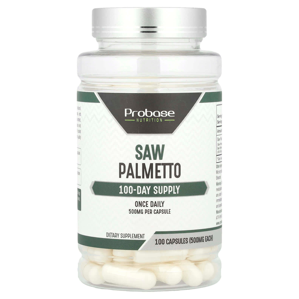 Probase Nutrition, Сереноа, 500 мг, 100 капсул
