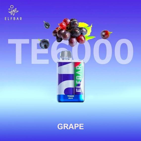 Elf Bar ТЕ6000 - Grape (5% nic)