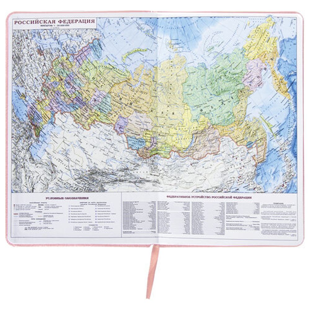 Ежедневник датированный 2022 А5 138x213 мм BRAUBERG "Profile", балакрон, светло-розовый, 112767