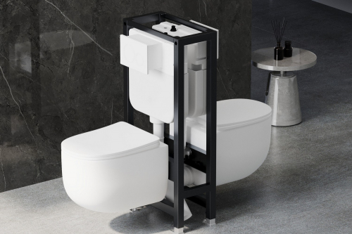 Инсталляция двойная самонесущая ABBER AC0106 для двух подвесных унитазов