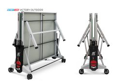 Стол теннисный VICTORY 6 Всепогодный Зелёный, синий.