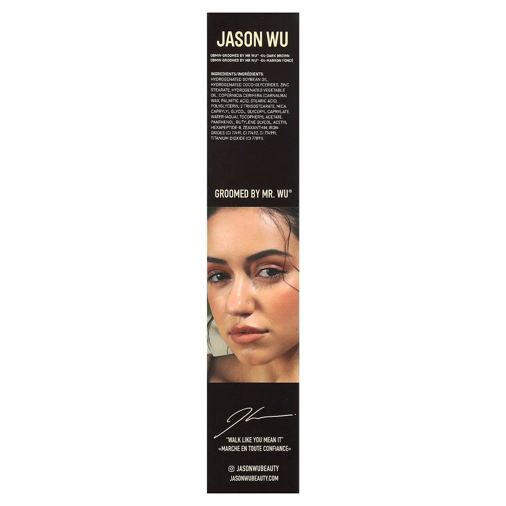 Jason Wu, Groomed By Mr. Wu®, микрокарандаш для бровей, оттенок 04 темно-коричневый, 0,09 г (0,003 унции)
