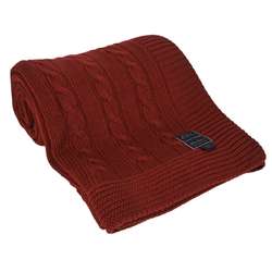 Плед 130х170 Boston от Casual Avenue темно-красный Турция