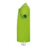 Футболка Polo мужская Pasadena, 100% хлопок, цвет лайм, размер L