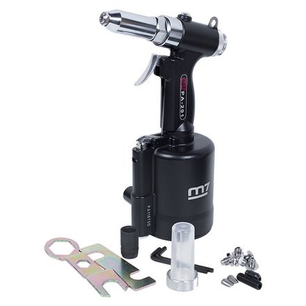 Цена на MIGHTY SEVEN (PA-201) Пневмогидравлический заклепочник для заклепок диаметром 2,4 - 6,4 мм