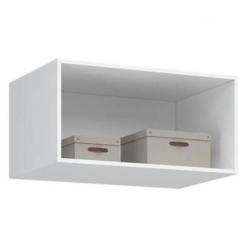 ЛИОН АН-01 Антресоль 800 Фасад БЕЛЫЙ/Корпус БЕЛЫЙ