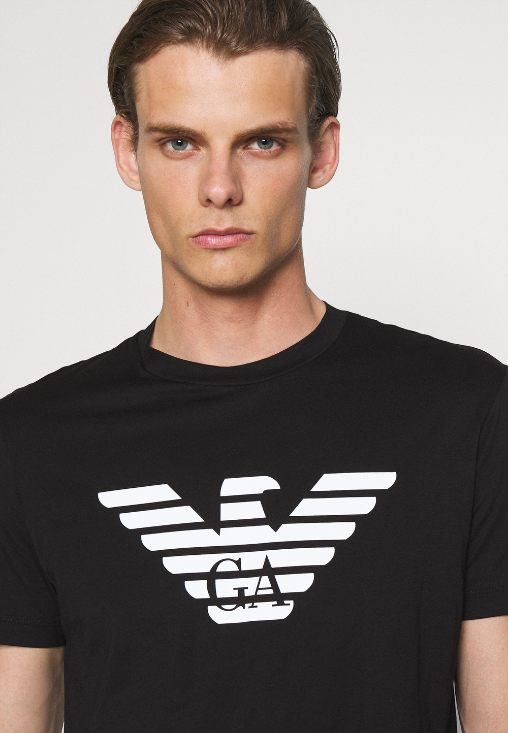 Emporio Armani Футболка с принтом - Чёрный