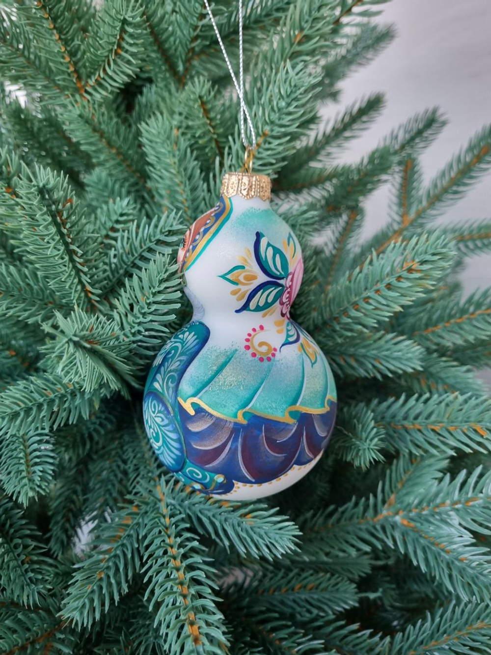 Матрешка стеклянная хозяйка медной горы