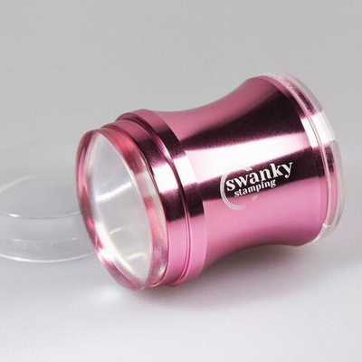 Swanky Stamping Штамп для стемпинга силиконовый, розовый, 4см