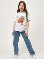 Детская футболка с принтом Soul (Размер: 140-146) (Цвет: белый)