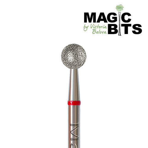 Magic Bits фреза шар 50 красная насечка