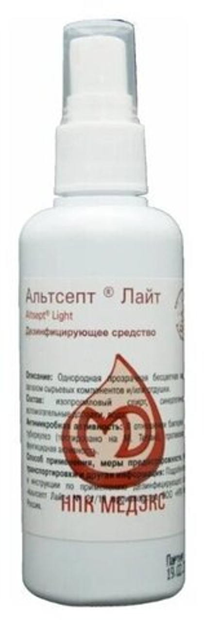 "Альтсепт Лайт дезинфицирующее средство 0,1л