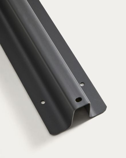 Бежевый консольный зонт Noli с графитовой алюминиевой конструкцией, 300 x 300 см