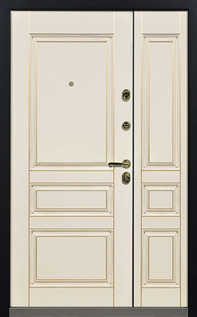 Стальная входная дверь в классическом стиле для загородного дома в Москве - 958