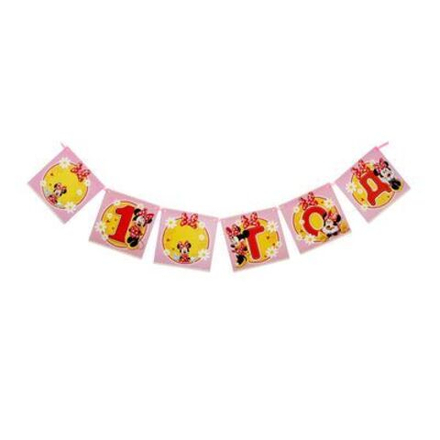 Гирлянда на ленте 1 год, Минни Маус