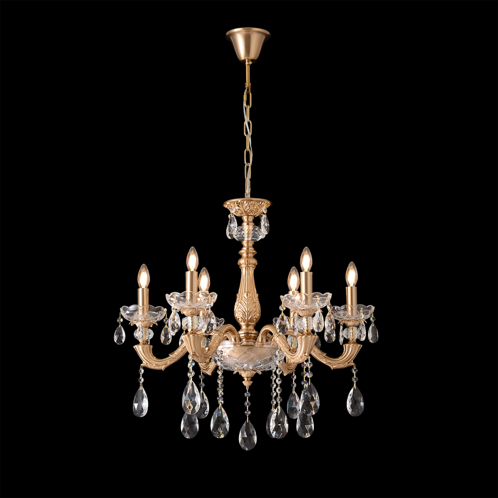 Люстра Crystal Lux ELIZABETH SP6 BRASS