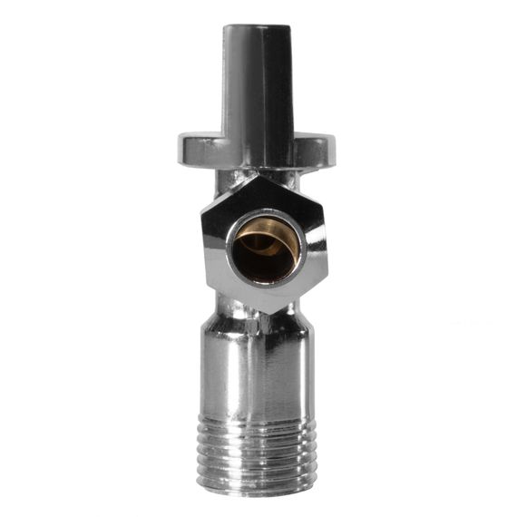 Кран шаровый угловой Royal Thermo OPTIMAL для подкл. с/т приборов 1/2х3/8 — (3)