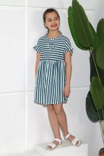 Платье для девочки Лагуна-1 Виотекс ЗЕЛЁНЫЙ