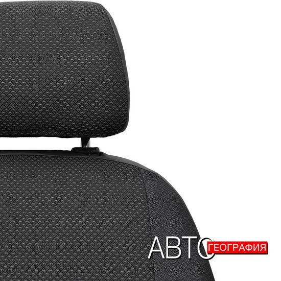 Чехлы на сиденья Toyota Avensis II [T250] (2003-2009) седан из жаккарда с поясничной поддержкой