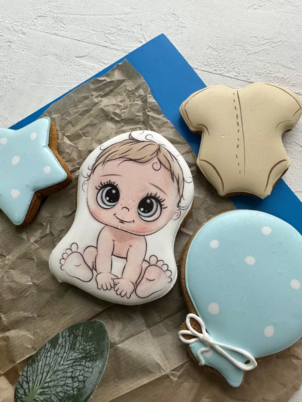 Имбирные пряники на торт малыш