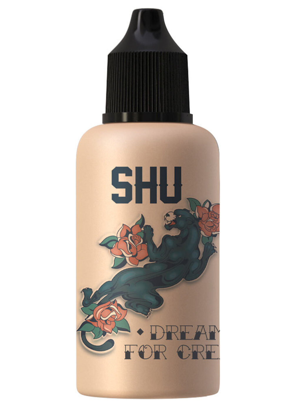 SHU Тональная основа для лица Dream For Cream, стойкая, тон №344, Натуральный бежевый, 30 мл