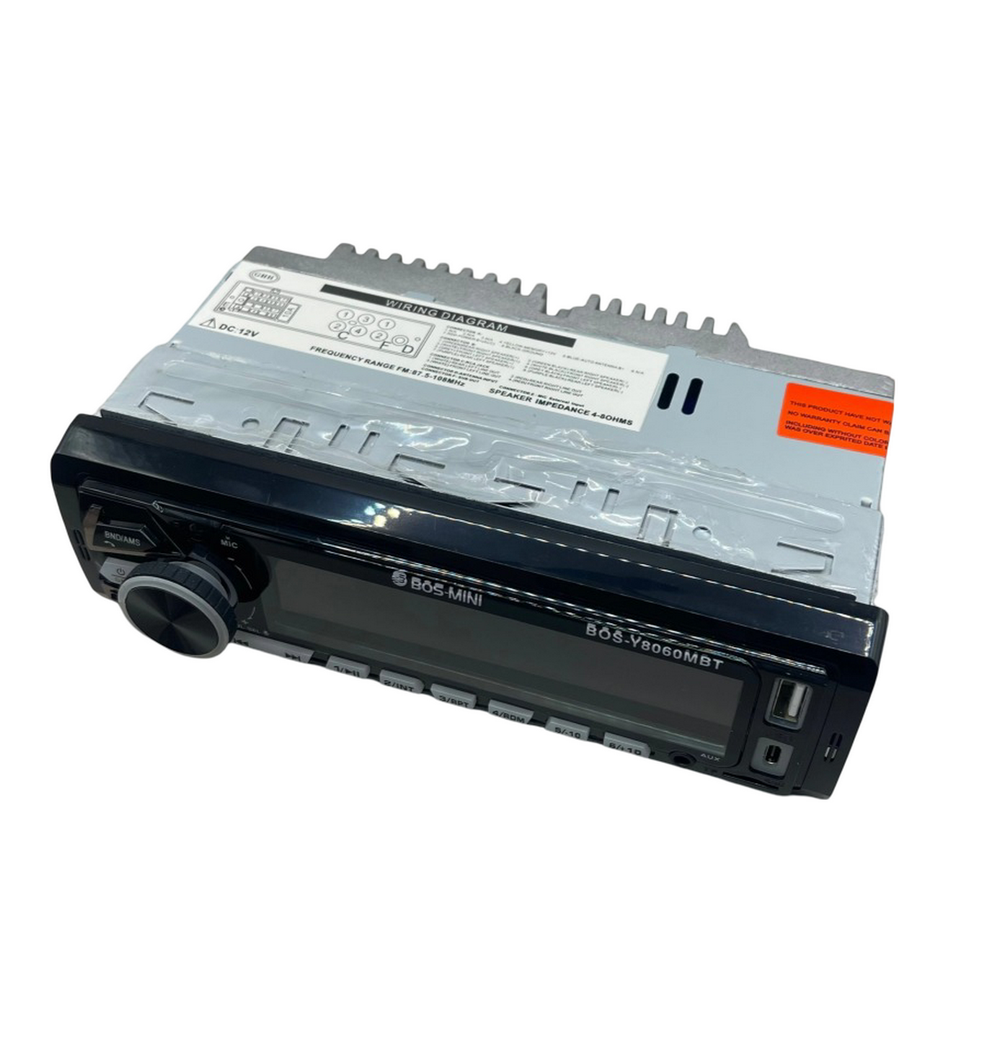 Автомагнитола FM/BT/USB/TFplayer BOS-MINI BOSY8060MBT