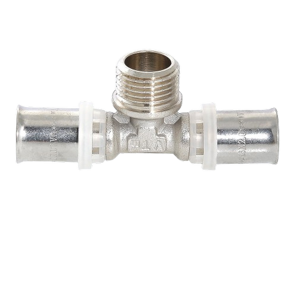 Тройник пресс Valtec VTm.233.N.200520 НР 20х3/4"х20