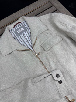Льняная куртка Brunello Cucinelli