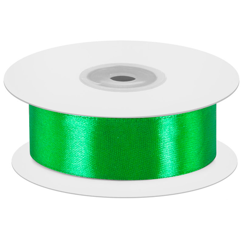 Лента атлас изумрудно-зеленый 2,5 см ДБ
