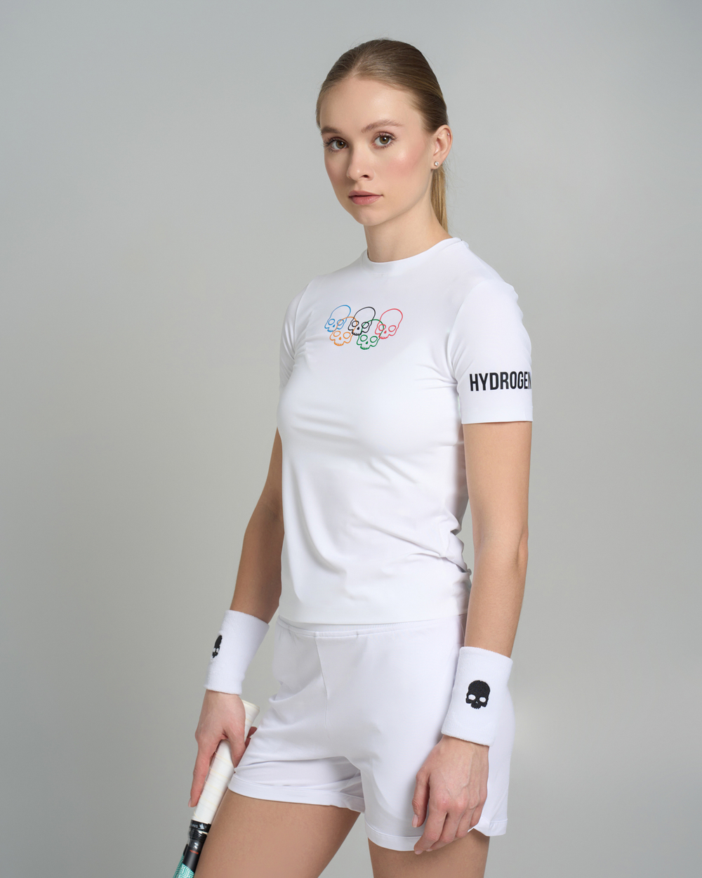 Женская футболка Hydrogen OLYMPIC SKULLS TECH T-SHIRT (T01822-001)