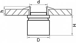Встраиваемый светильник на штанге Lightstar Forte Inca 214807