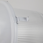 Светильник ЭРА «Желудь» НСП 41-200-001 без решетки сталь/стекло IP54 E27 max 200Вт 185х260 белый