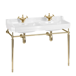 Консоль с раковиной Burlington Edwardian B21 1TH 120 золото
