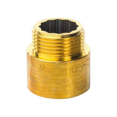 Удлинитель резьбовой STOUT SFT 0001 - 3/4" длина 20 мм (ВР/НР, латунь без покрытия)