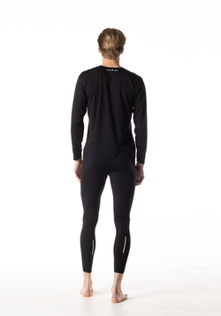 ЛОНГСЛИВ УТЕПЛЕННЫЙ МУЖСКОЙ WARM LONG SLEEVE TEE | BLACK