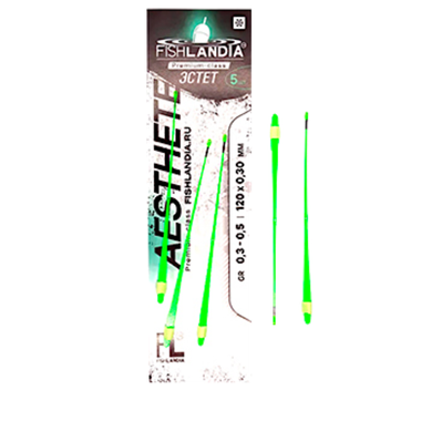 Кивок зимний FishLandia Эстет Лайм 100х0.30мм 0.5-0.7г лавсановый