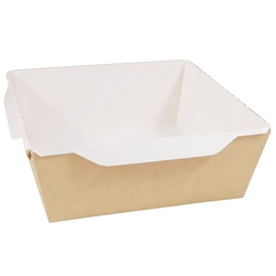 Дно OPSALAD БЕЛЫЙ без крышки 1200мл 167*167*63/300шт