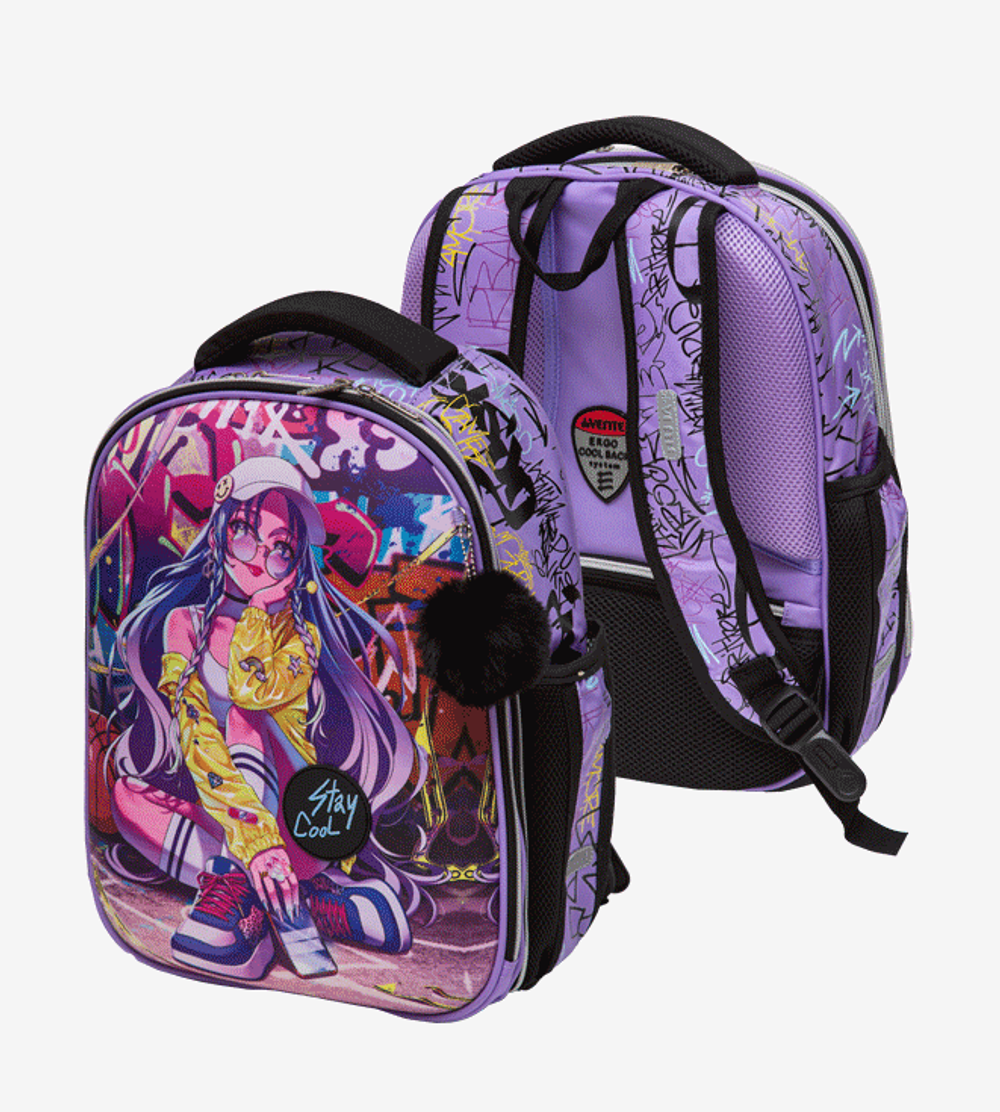 Рюкзак школьный жесткий 38x29x17 см 17л "Choice Lite. Stay Cool" (deVENTE)