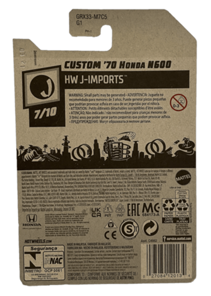 Hot Wheels Custom '70 Honda N600 (2021)
